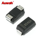 20pcs 1A 2A 3A 30V 40V SMD Schottky diode B140A B230A B240A B340A B240B DO-214AC SMA DO-214AB SMB New original