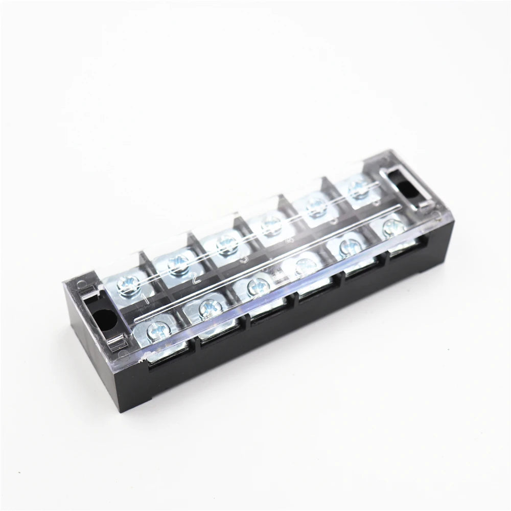 1 Pcs screw connection cable terminal, terminal block, high current, insulated fixed power wire connector,  600V 45A