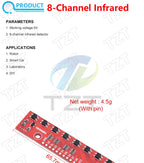 TZT 1/3PCS TCRT5000 Infrared Reflective Sensors IR Photoelectric Switch Barrier Line Track Module For Arduino