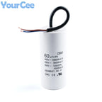 CBB60 Motor Run Capacitor Starting Capacitor AC450V 2/3/4/5/6/8/10/12/14/15/16/18/20/25/30/40/45/50/60/70UF for Washing Machine