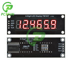 0.36 inch 6-digit LED Display Tube (decimal) 7 Segments Black TM1637 Red/Green/Yellow/Blue/White LED Display Module For Arduino
