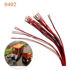 5pcs 0402 Microm SMD Led 12V Model Train HO N OO Scale Pre-soldered Micro Litz Wired LED Leads Wires 20cm DIY Model Making