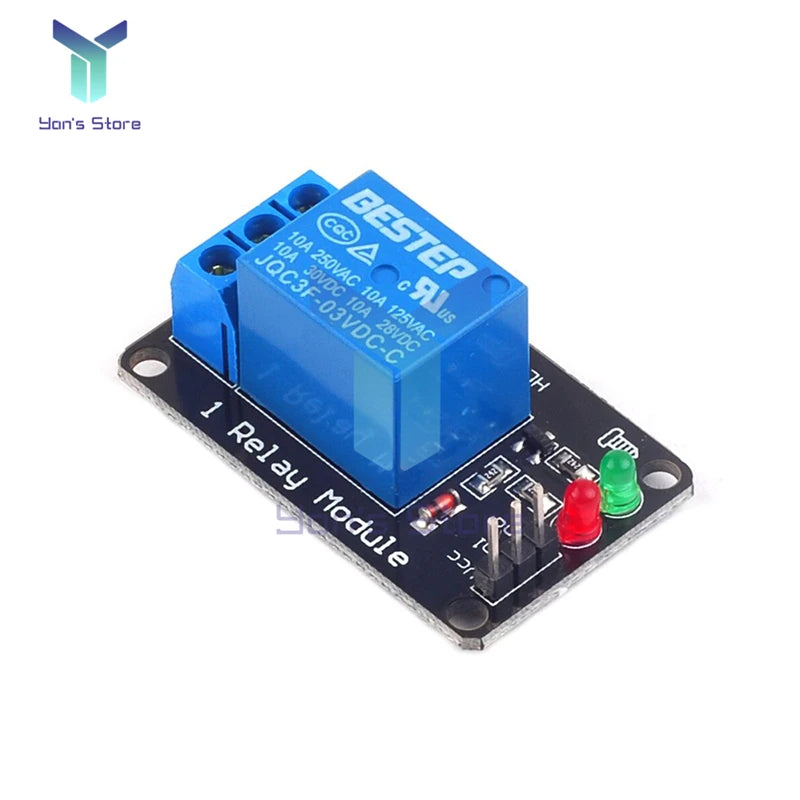 3V 3.3V 1/2/4 Channel Relay Module Low Level Trigger Liluminated Relay with Lamp Relay Output 4 Way Relay Module for Arduino