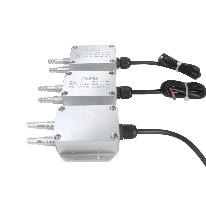 QDF70B -10kPa-10kPa 4-20mA 0-10V Wind Differential Pressure Transmitter Air Pressure Sensor