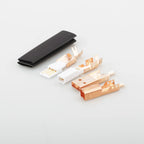 Hi-End Rose Gold Plated USB Connector USB A+USB B Type A-B Plug For DIY USB Cable Taiwan Made