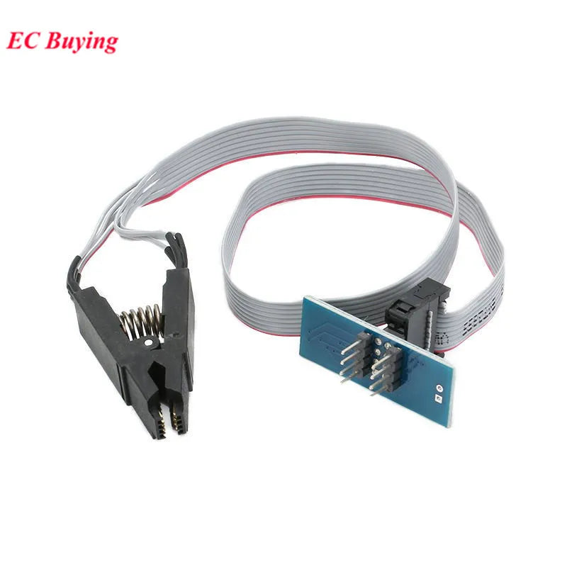 CH341A CH341B 24 25 Series EEPROM Flash BIOS USB Programmer Module SOIC8 SOP8 SOP 8 Test Clip EEPROM 93CXX/25CXX/24CX Burner ZIF