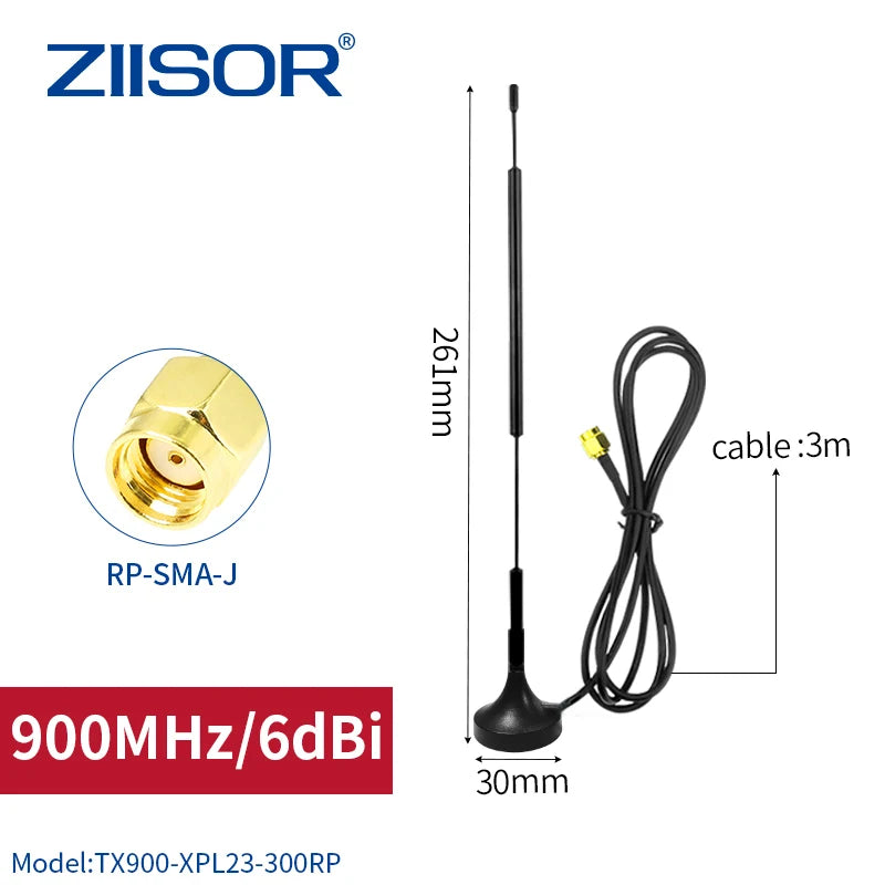 Антена Meshtastic 868 MHz LoRa Antenna 915 MHz Antena for 923 MHz RP SMA Male Antenna Для розумного сільського господарства