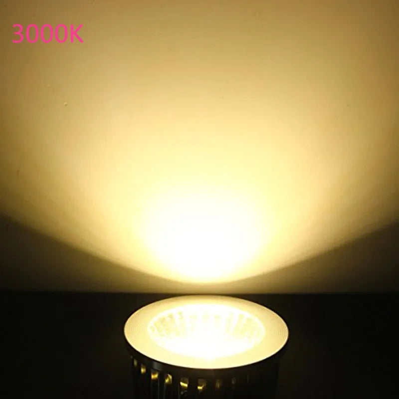 LED Bulb Spotlight 3W 4W 5W GU10 GU5.3 E27 E14 110V 220V Cold White Nature White 4000k Red Green Blue Yellow Dimmable Spot Light