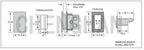 K Type Mini Female Panel Mount Thermocouple Connector