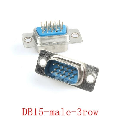 DB9 DB15 DB25 DB37 Male and Female RS232/9/15/25/37 Pin DB plug for welding plate connectors