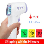 2024 LED Infrared Forehead Body Non-contact Thermometer for Infants Adults Outdoor Home Digital Fever Measurement Tool