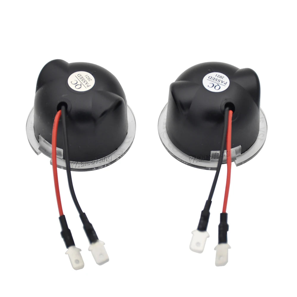 2Pcs Canbus No Error LED Side Mirror Puddle Lights For Ford F150 Mondeo Mk5 Mustang Edge Explorer Expedition Flex 6000K White