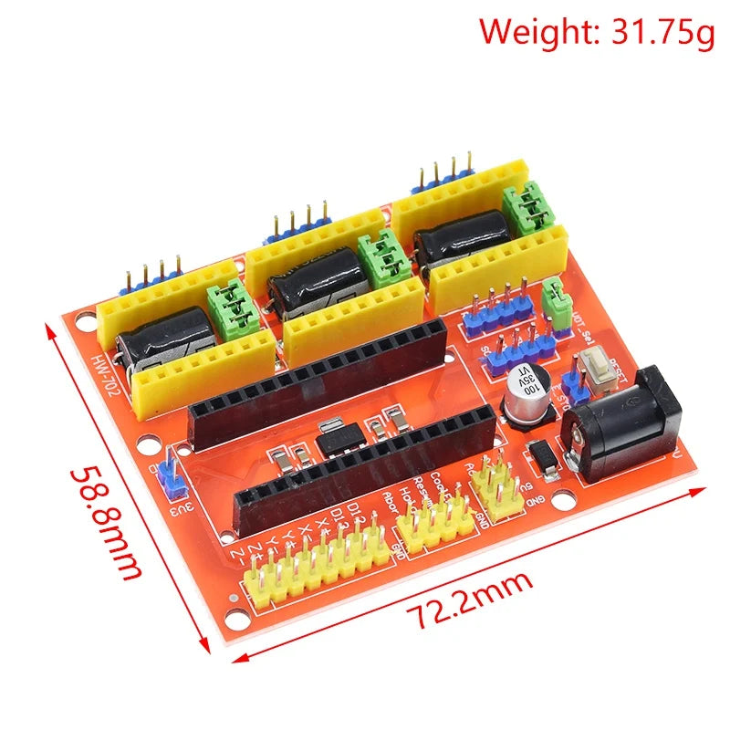 1/2/5pcs CNC Shield V3 V4 Engraving Machine Compatible With Nano 3.0 / A4988 Driver Expansion Board Module for Arduino Diy Kit