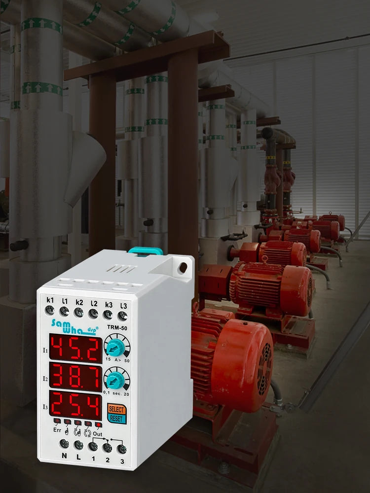 Samwha-Dsp TRM-XX (Manual / Semi-Automatic / Automatic Reset) Digital Overload Asymmetry Relay Thermal Relay