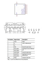 5pcs/1pc USB To DIP Adapter Pin Board Micro / Mini / Port USB Male and Female Head 2.0/3.0/3.1 Type-C to DIP Converter Plate