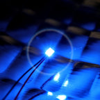 5PCS 0805 Wired Led Smd 12V Led Lamp Flashing Models Train Pre-Soldered Micro Litz with Resistance for Train Railway Landscape