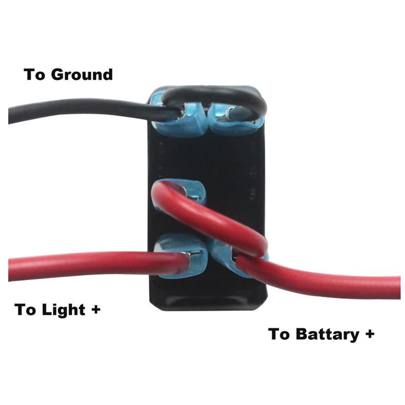 Red Led Light Rocker Switch 12V/24V SPST DPDT Toggle Switch ON OFF/ ON OFF ON Backlight Latching / Momentary Dash Panel Control