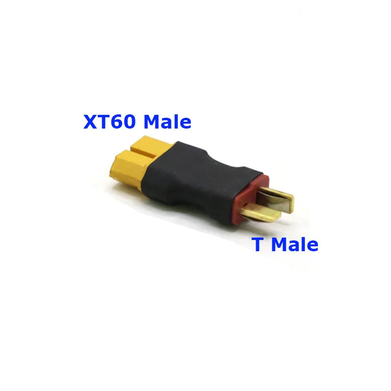 Amass Adapter XT60 to XT90 EC5 EC3 TRX T Deans XT30U Female Male Connectors 4.0mm Banana Plug RC Lipo Battery Control Parts DIY