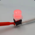 Honyone TS6-A Series Round Top 10mm Cap With LED 6+2 Pin DPDT PCB Mount Mini Push Button Switch