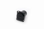 Waterproof D Type Chassis Connector,Type C Female to Female USB-C Converter Adapter Type-C Panel Mount DIY Jack with Dust Cover