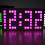 Touch Key DIY Clock DS3231 Big Size LED Dot Matrix Alarm Clock Kit