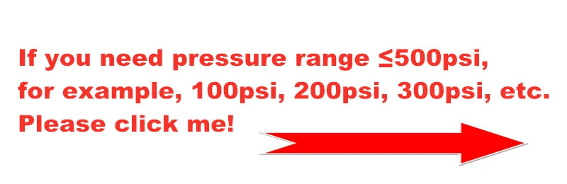 pressure sensor transducer transmitter for water oil fuel gas air 1/8NPT  5V ceramic sensor stainless steel 300-3000psi optional
