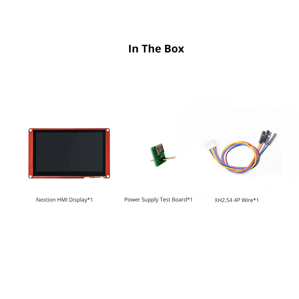 NEXTION 4.3 Inch LCD-TFT HMI Display Module Intelligent Series RGB 65K Color Capacitive/Resistive Touch Panel Without Enclosure