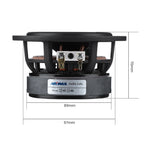AIYIMA 1Pcs 4 Inch Midrange Bass Speaker 4 8 Ohm 50W Home Theater Woofer Loudspeaker Aluminum Bullet Hifi Mid-woofer Speaker