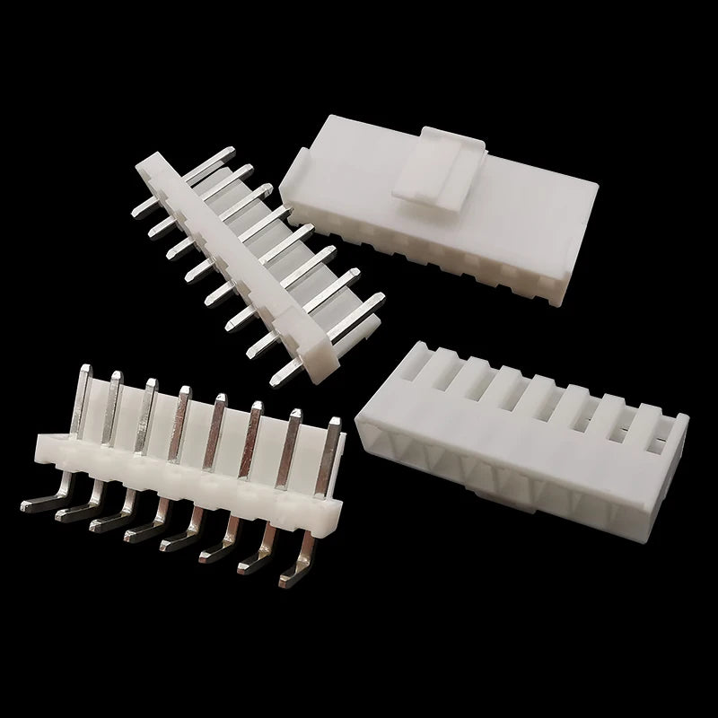 20/50Pcs VH3.96 2/3/4/5/6/7/8 Pin Male Female Pin Header Housing Plug Connector Straight/Curved Needle VH 3.96mm Connectors