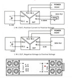DC Signal Converter 4-20mA 0-10V 0-20mA 50mA 75mV Signal Transmitter Current Voltage Transducer DC24V