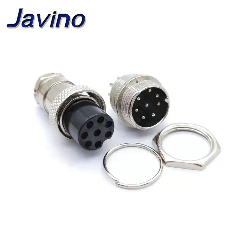 1Set GX16 2/3/4/5/6/7/8/9 Pin Male & Female 16mm L70-78 Circular Aviation Socket Plug Wire Panel Connector