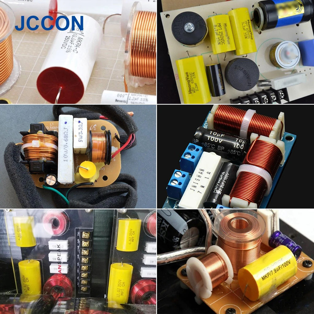 2Pcs MKP Capacitor 250V 0.22UF-68UF Frequency Divider Metallized Polypropylene Film HIFI Audio Fever Capacitor MKPA-C Series