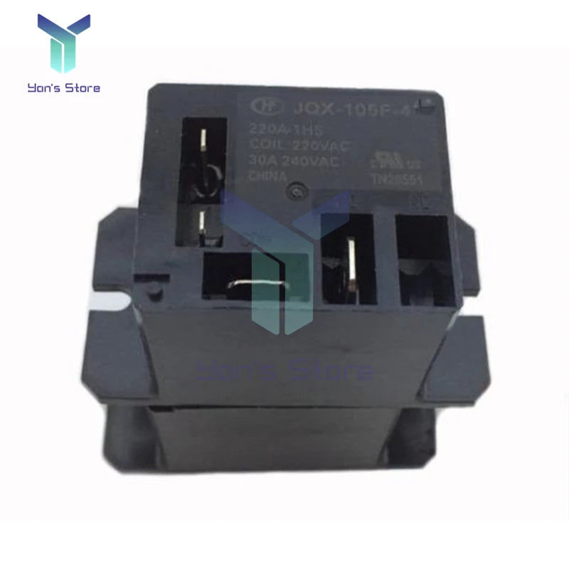 JQX-105F 4-220V 1HS Relay Solid State Air Condition Relay AC 220V 30A HF105F 4 Pin Environmental-Friendly For Fast Connection