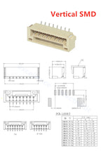 5/10sets GH1.25 GH 1.25 1.25mm with lock Connector Socket Pin Header Vertical Horizontal JST Housing Terminal 2 3 4 5 6 7 8 pin