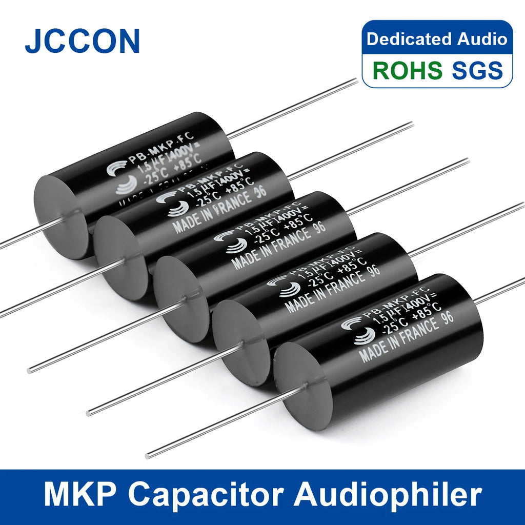 1Pcs MKP Capacitor Audiophiler Kondensotor HIFI Fever Electrodeless Audio Metal Film 400V 630V 1.5UF 1.8UF 2.2UF 3.3UF 4.7UF