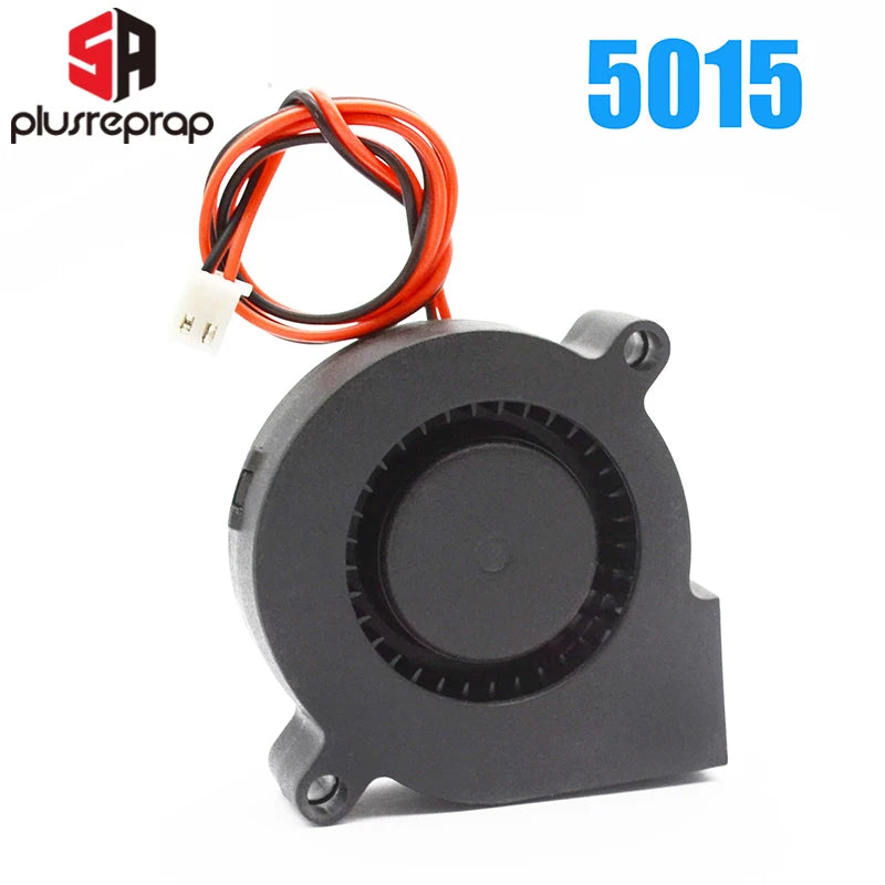 5015 Oil/Ball Bearing Fan 12V/24V Brushless DC Cooler Blower 50x50x15mm Black Plastic Kits J-Head Hotend  Extruder 3D Printer