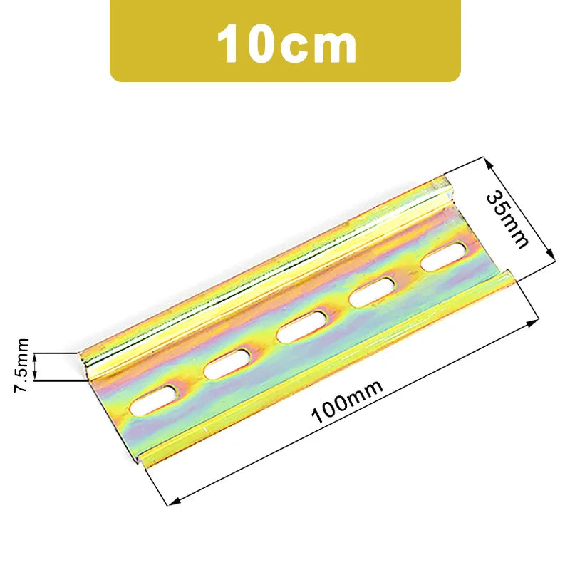 Universal Type C45 DIN Rail Terminal Blocks Relay Contactor  AC Contactor Lead Guide Rail Way 35mm wide 7.5mm high
