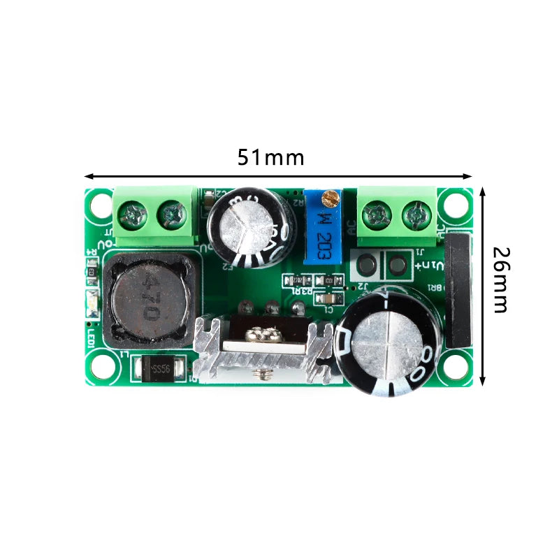 LM2596HV AC/DC to DC Buck Step Down Converter Power Supply Module LM2596 3v 3.3V 5V 6V 9V 12V 15V 24V AC 5V-30V, DC 5V-50V
