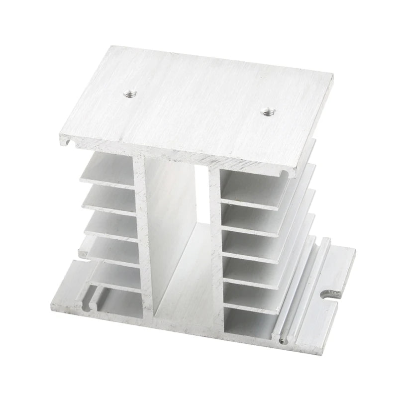 Slim Solid State Relay 10A 25A 40A Dc control Ac/ Ac control Ac Single Phase SSR Din Rail Mount Relays Module equipped Heat sink