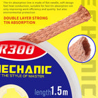 10pcs/lot MECHANIC Solder Wick Remover Desoldering Wire 1.0/1.5/2.0/2.5/3.0/3.5/4.0mm Desoldering Braid BGA Soldering Tools