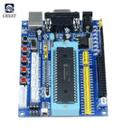 DC 12V PIC16F877A PIC Minimum System Development Board Emulator JTAG ICSP Program Minimum System Microcontroller Module