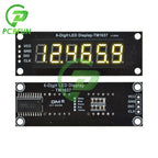 0.36 inch 6-digit LED Display Tube (decimal) 7 Segments Black TM1637 Red/Green/Yellow/Blue/White LED Display Module For Arduino