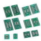 10-100PCS Javino PCB Board Kit SMD Turn To DIP Adapter Converter Plate SOP MSOP SSOP TSSOP SOT23 8 10 14 16 20 28 SMT To DIP