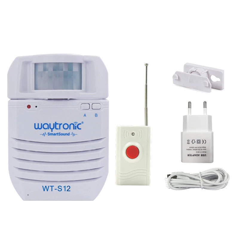 PIR Infrared Human Body Detector Motion Activated Audio Player Loudspeaker with Voice Recordable for Special Sound