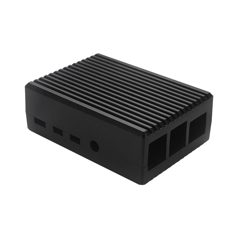 Raspberry Pi 4 Aluminium Alloy Metal Case Cooling Fan Enclosure Raspberry Pi 3 Dual Fan Case Optional for RPi 4B 3B Plus 3B