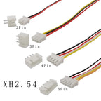 5Set Micro JST PH2.0mm XH2.54mm Male Female Wire Connector Kit JST 2/3/4/5/6 Pin Plug With Terminal Extension Cable Socket 26AWG