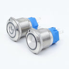 On Off PC Power Metal Waterproof Push Button Switch 12v for Car Ignition Switches Momentary/Latching NC 5V 220V 12 16 19 22 mm