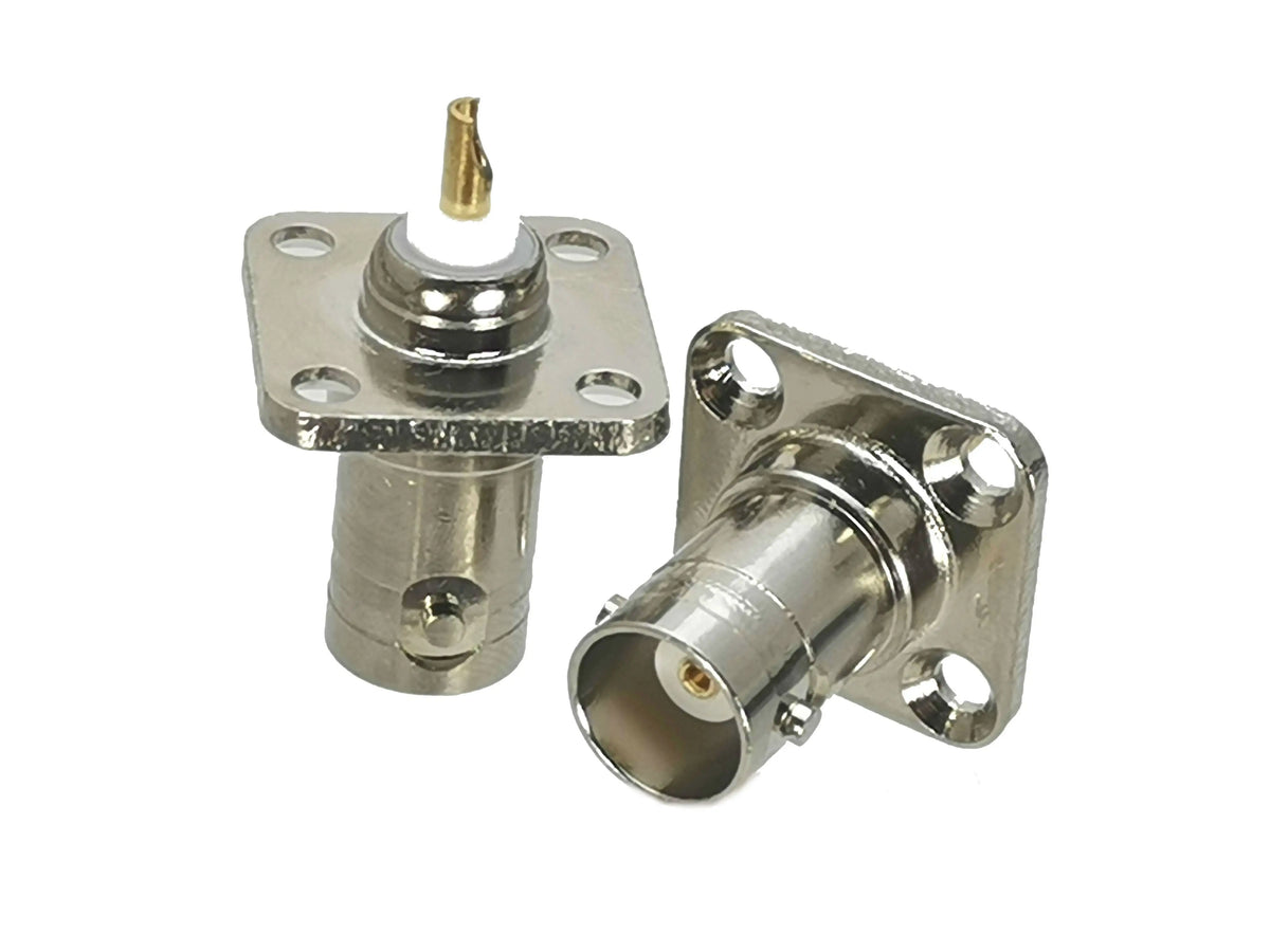 1Pcs BNC Male plug & Female jack Nut Bulkhead & Chain Solder PCB Mount & Panel Mount RF Coaxial Adapter connector