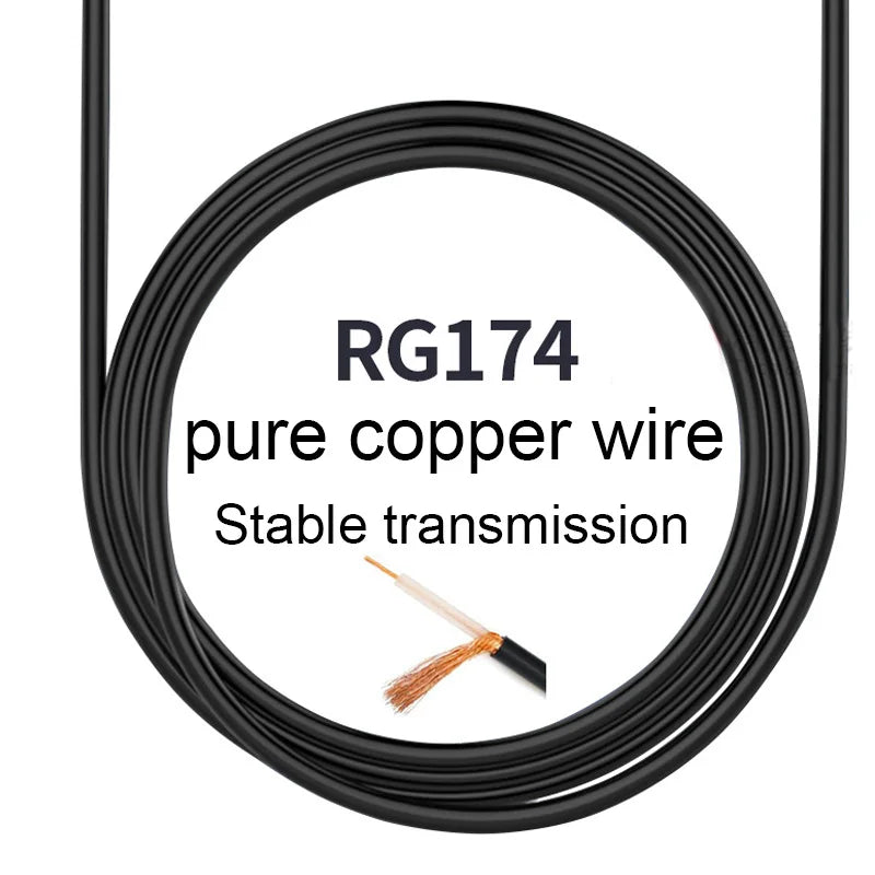 4G LTE  5G Magnetic Antenna Full Band 600-6000Mhz 18dBi SMA Male with 3M Cable 2.4G Wifi Aerial for Modem Wireless Router