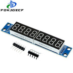 MAX7219 LED Dot Matrix 8 Digit Digital Tube Display Control Module For Arduino 3.3V 5V Microcontroller Serial Driver 7-segment